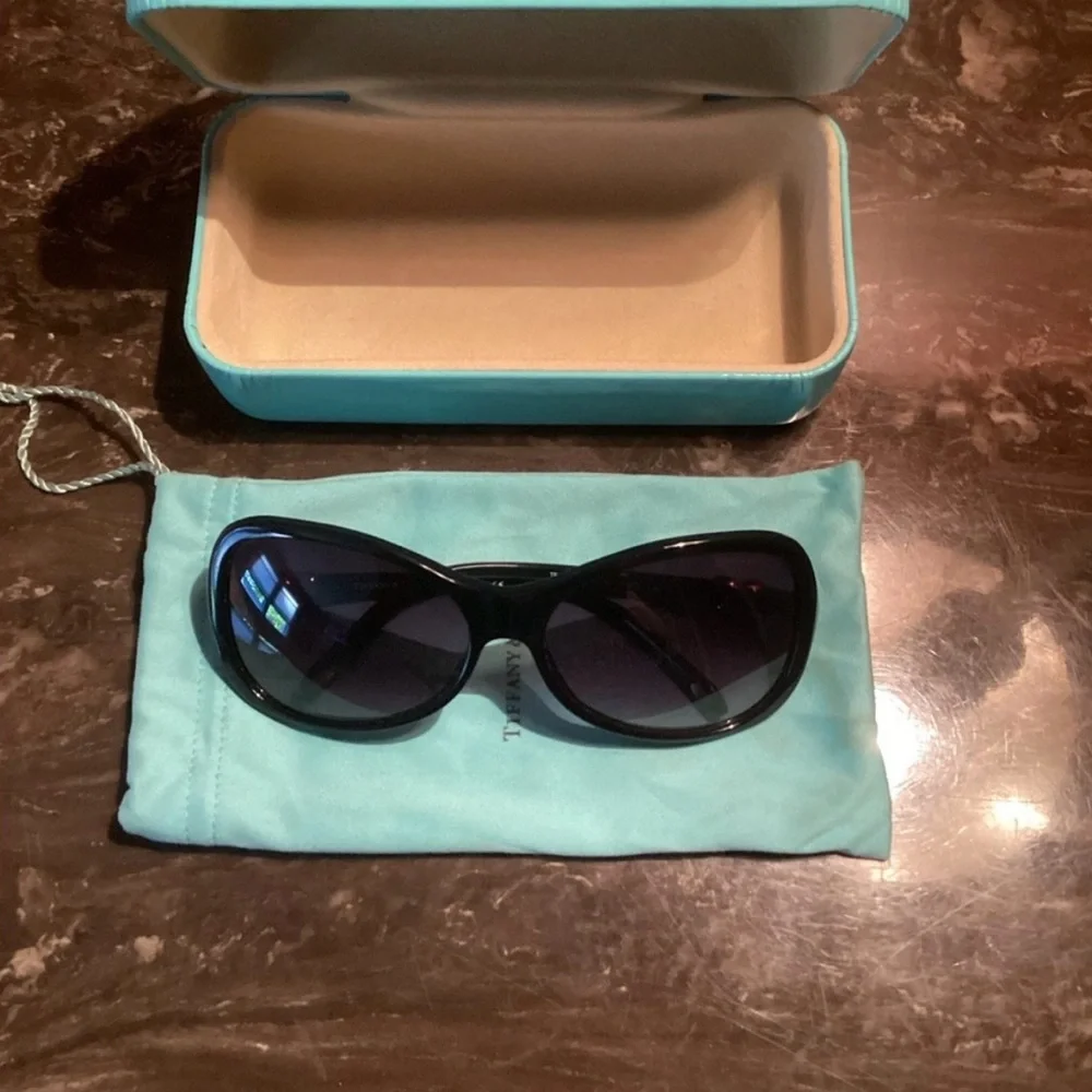 Tiffany & Co. Dark Sunglasses with Black Frame - Picture 3 of 7